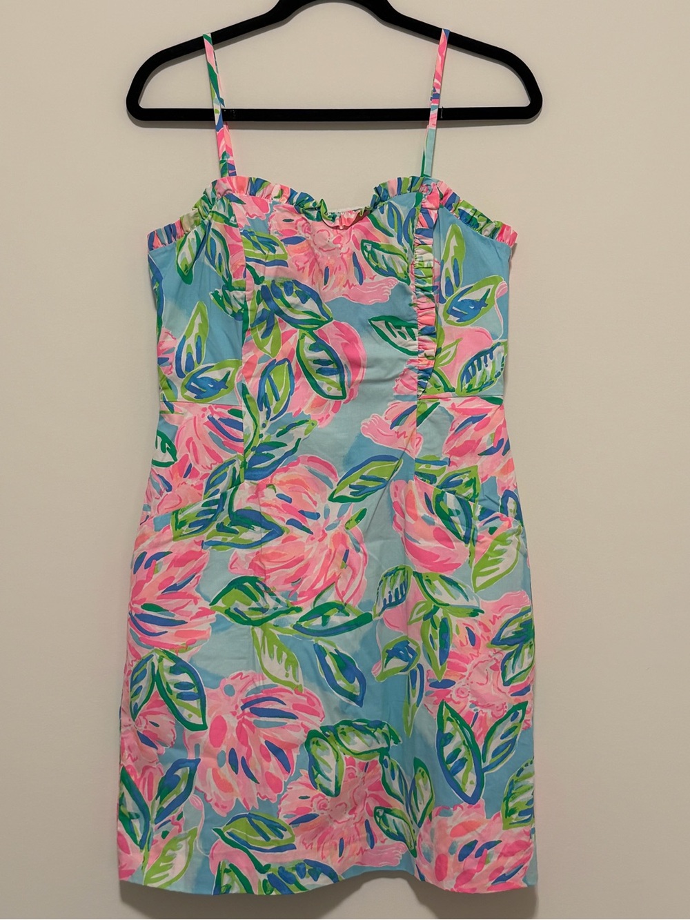 Lilly Pulitzer Size 6 Totally Blossom Brenda Stretch Mini Dress Preppy Resort - Picture 1 of 7